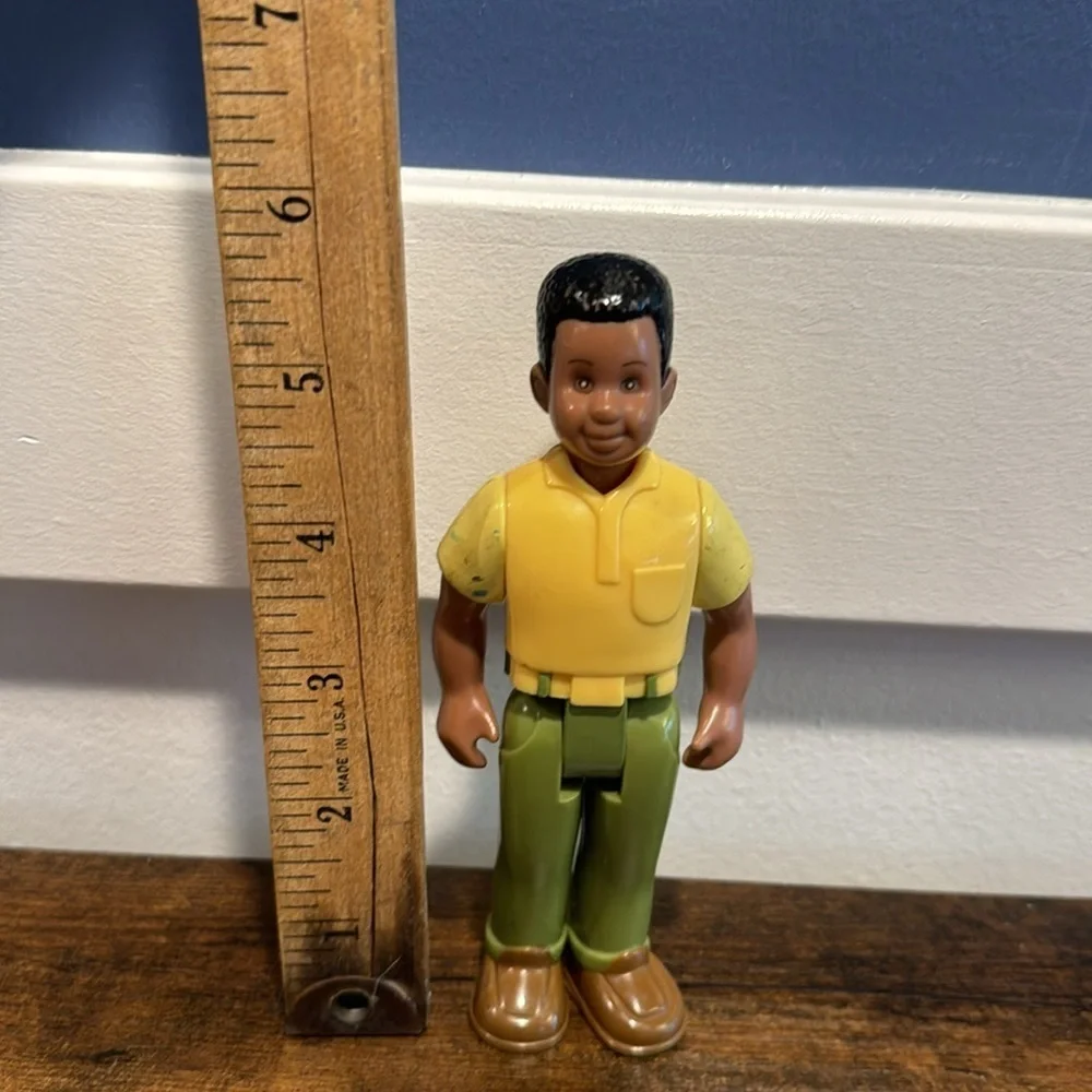Vintage Little Tikes Male Father African-American Dollhouse Figure